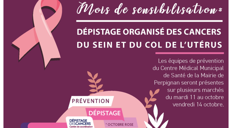 La Mairie de Perpignan se mobilise contre les cancers féminins !