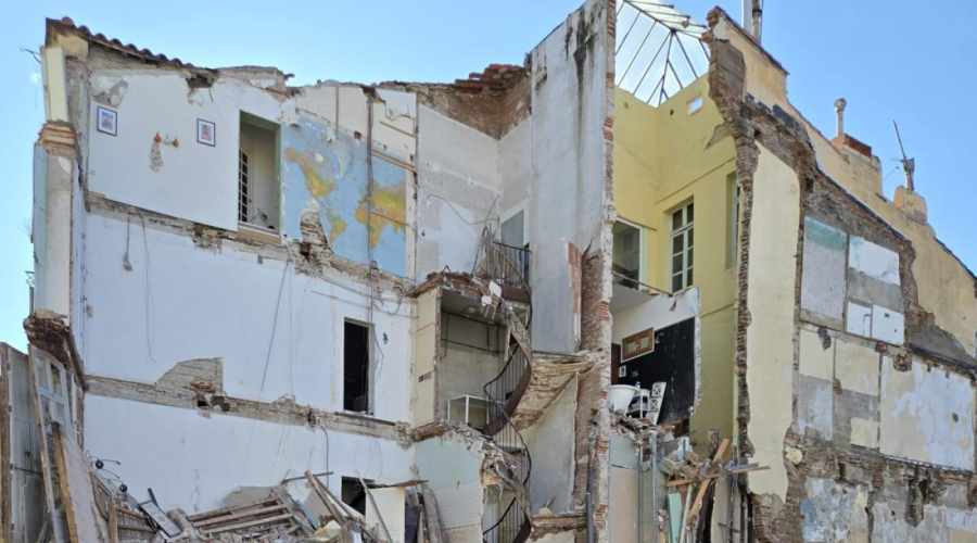 Immeuble effondré à Saint-Jacques