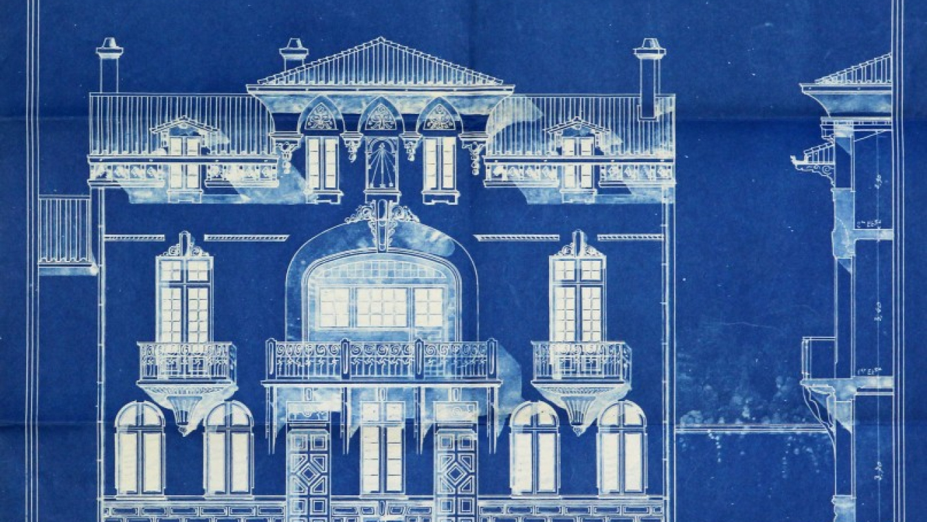 Maison d'Eugène Montès pour lui-même, 1926, 7 rue Pierre Ronsard. AVP 4O/43 (491).