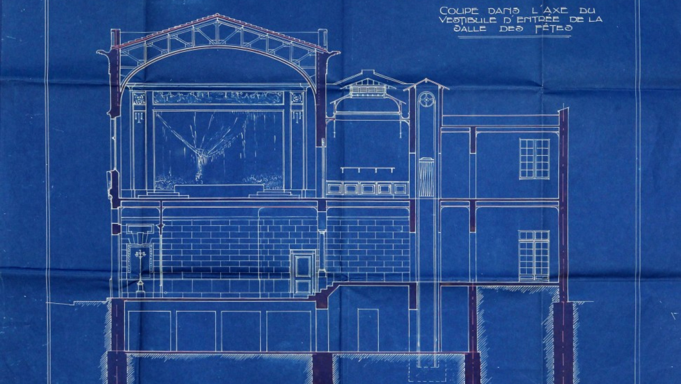 Union des commerçants de Joseph Berthier et Raoul Castan, 1925, 14 rue Jeanne d'Arc et 9 rue Bartissol. AVP 4O/40 (55).