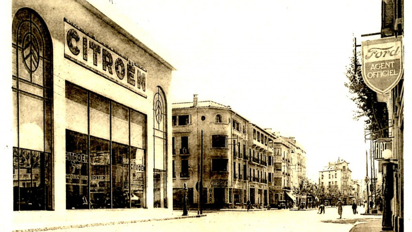 Garage Citroën Margouet de F. Boch, 1932, anciennement boulevard des Pyrénées.