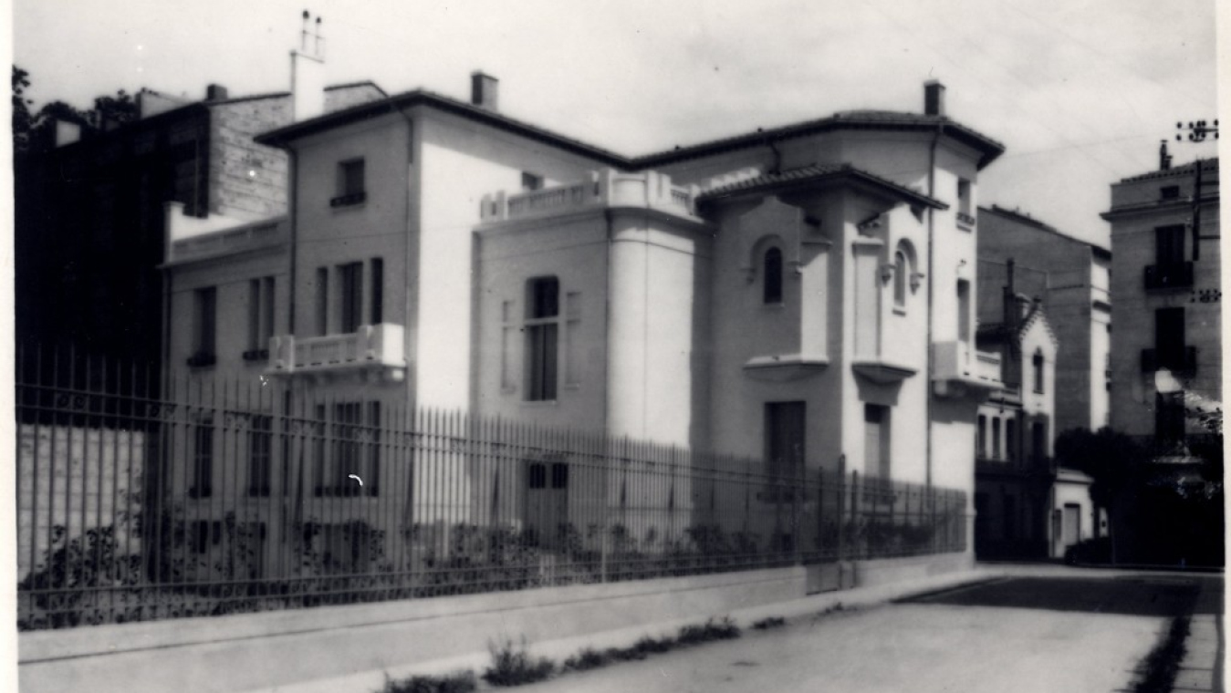 Hôtel de la comtesse Descatllar de Louis Trénet, 1924, avenue général de Gaulle et rue Benjamin Franklin, détruit. AVP 2 Fi 994.