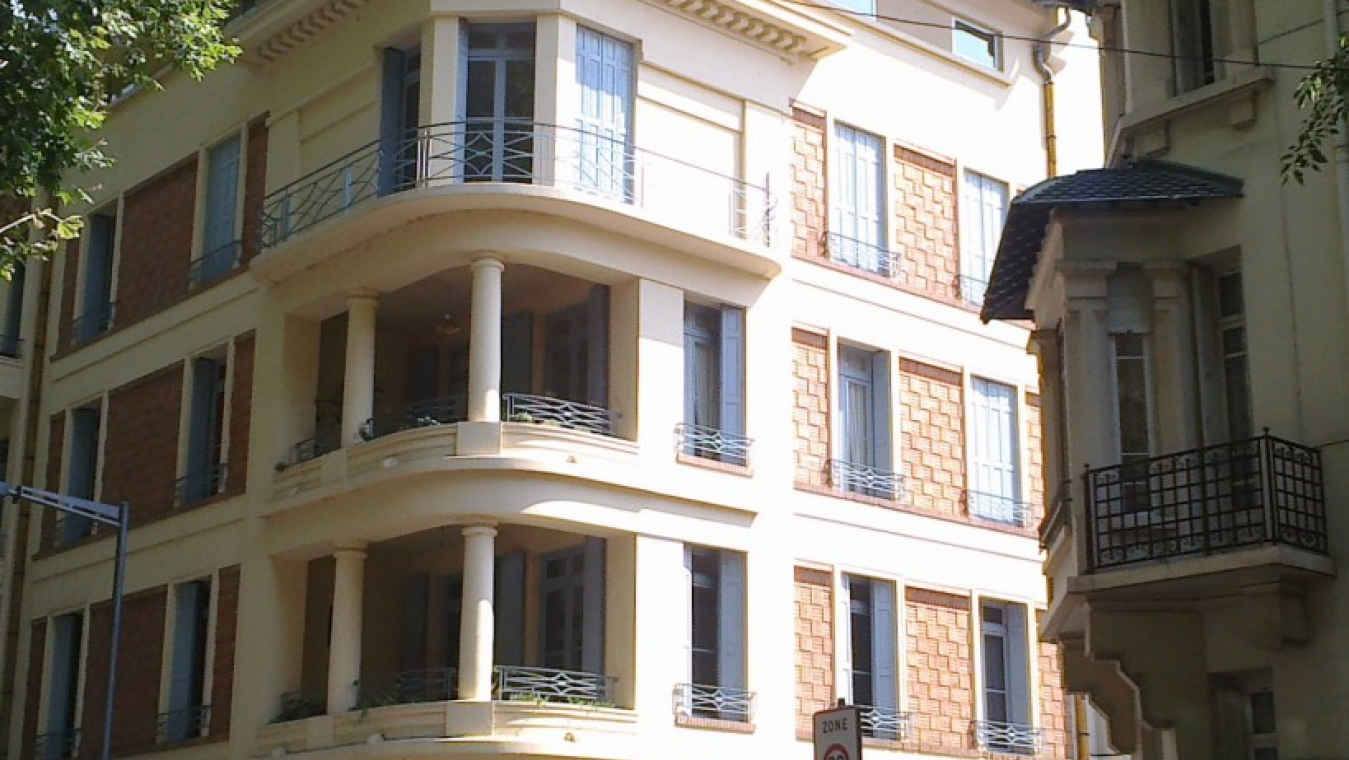 Immeuble Rocariès d'Alfred Joffre, 1933, 9 boulevard Jean Bourrat. Dessin de la façade : AVP 4O/91 (971).