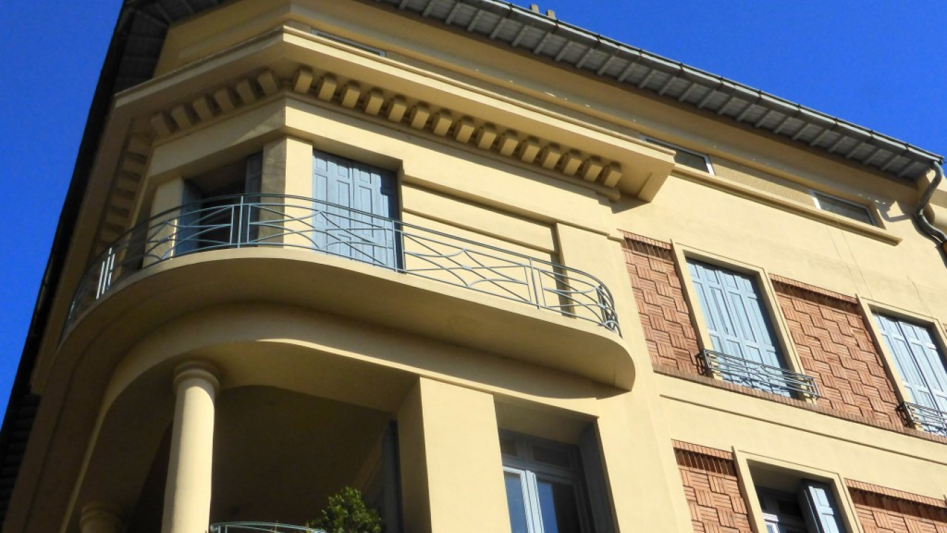 Immeuble Rocariès d'Alfred Joffre, 1933, 9 boulevard Jean Bourrat. Dessin de la façade : AVP 4O/91 (971).