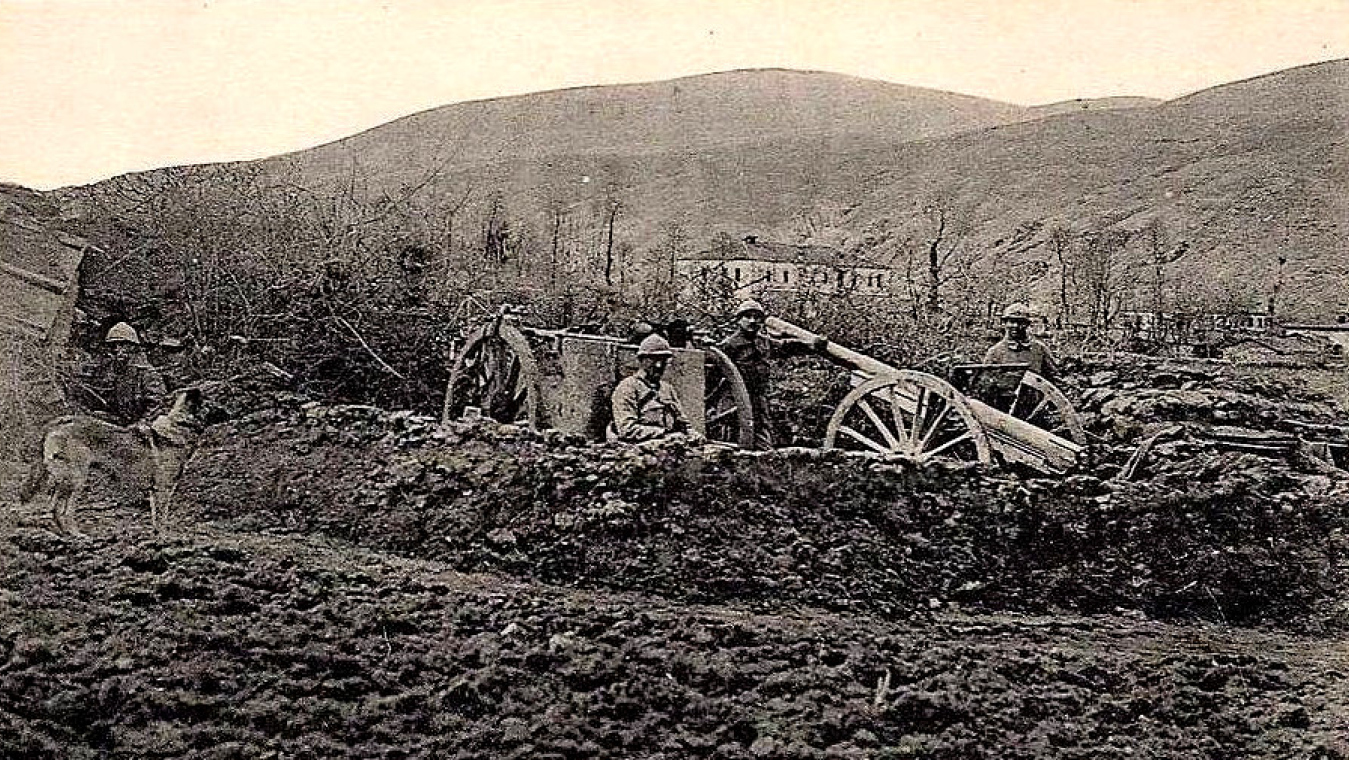 Positions françaises à Prilep en Macédoine (Coll. R. Martinez)