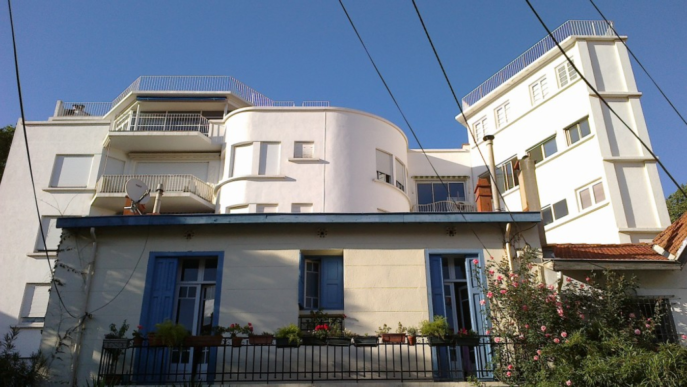 Square House de  Férid Muchir pour lui-même, 1951, 11 boulevard Jean Bourrat, et 1959, 10 boulevard Jean Bourrat.