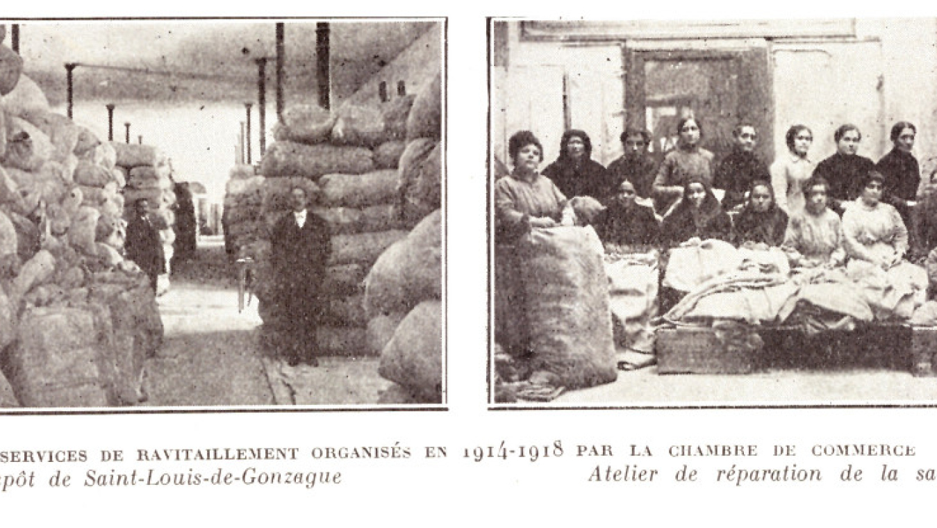 Service de raviltaillement de la chambre de commerce. (Collection Simonne Escudier-Chiroleu)