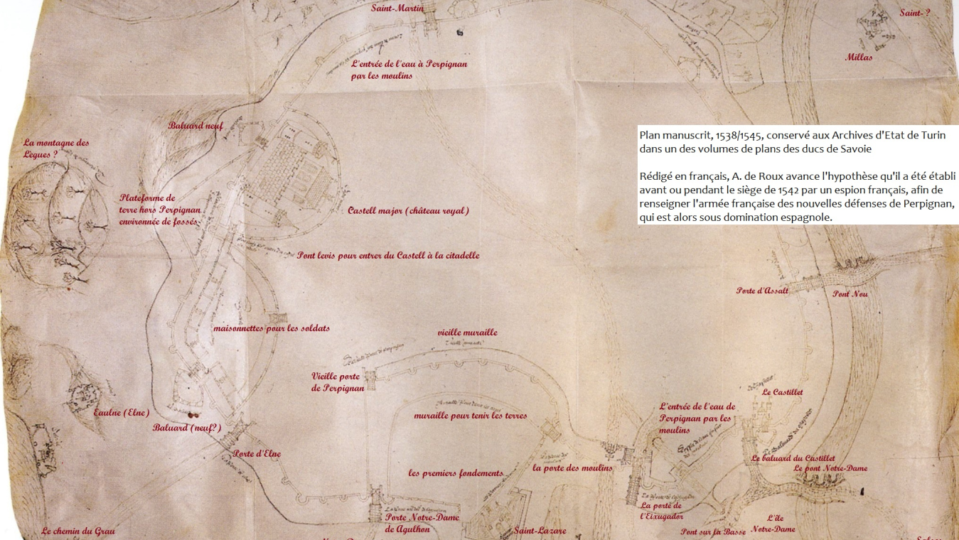Plan manuscrit · 1538/1545