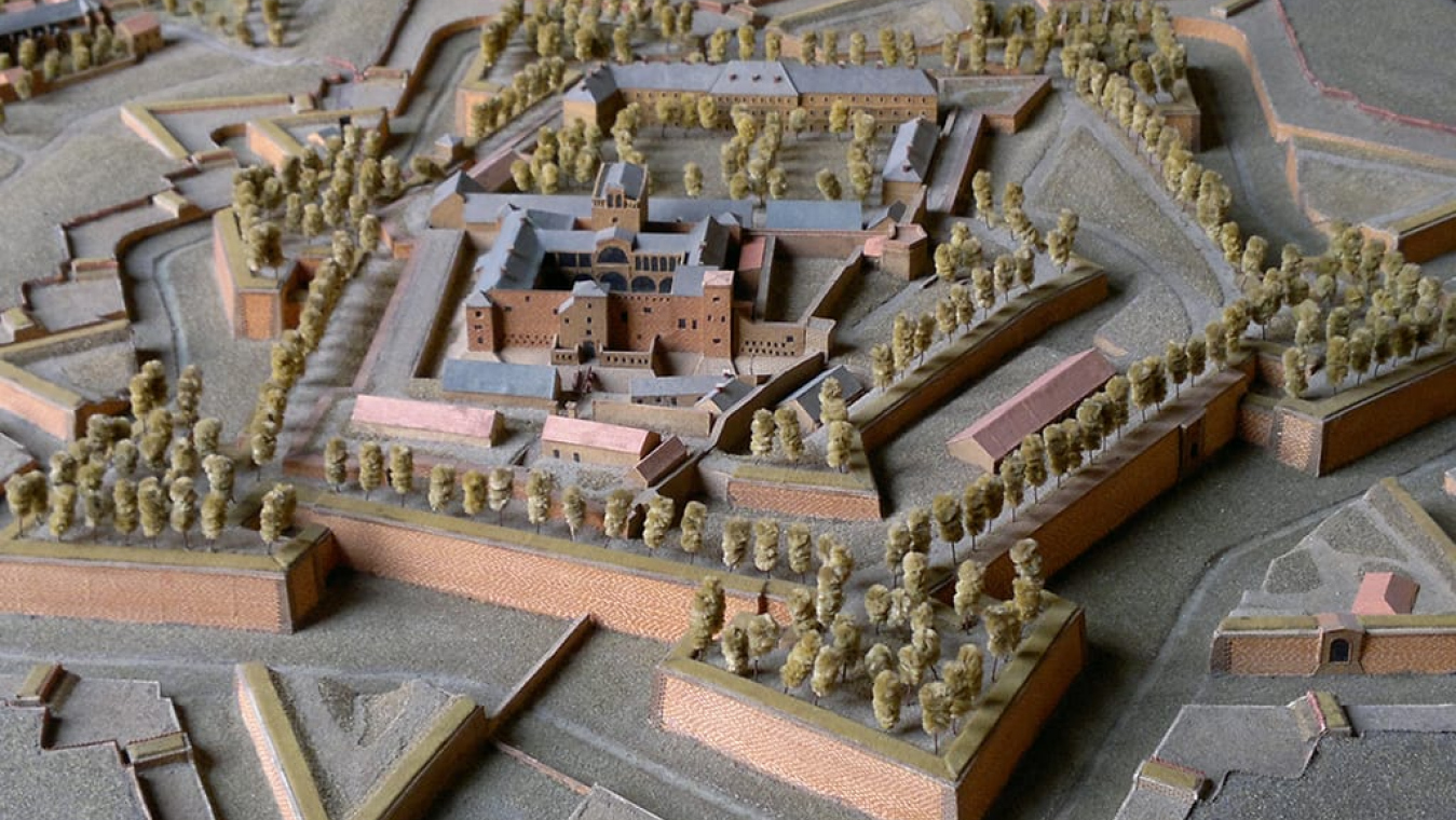 Copie de 1686 du plan-relief – focus sur la citadelle