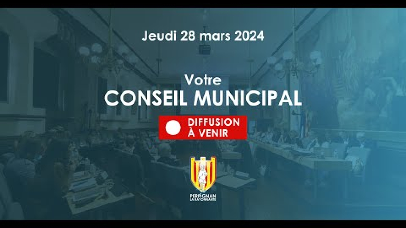 Image d'aperçu de la vidéo "Diffusion du conseil municipal du 28/03/2024".