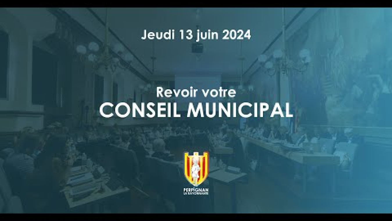 Image d'aperçu de la vidéo "Diffusion du conseil municipal du 13/06/2024".