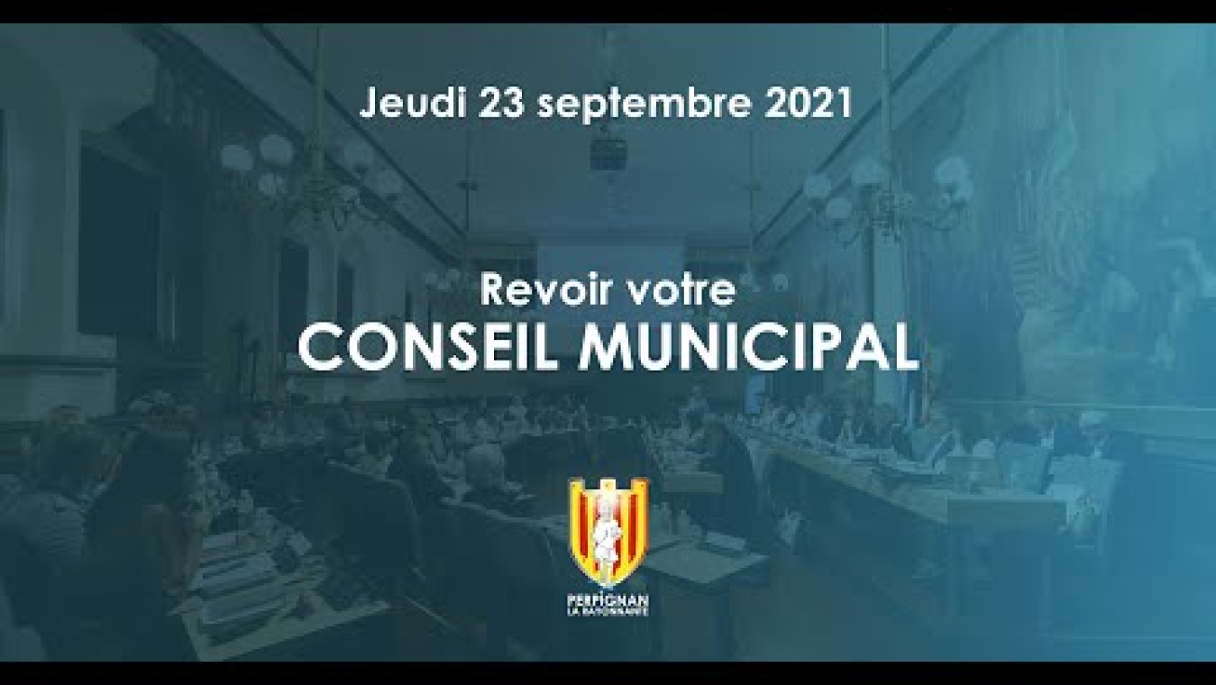 Image d'aperçu de la vidéo "Conseil municipal du 23 septembre 2021".