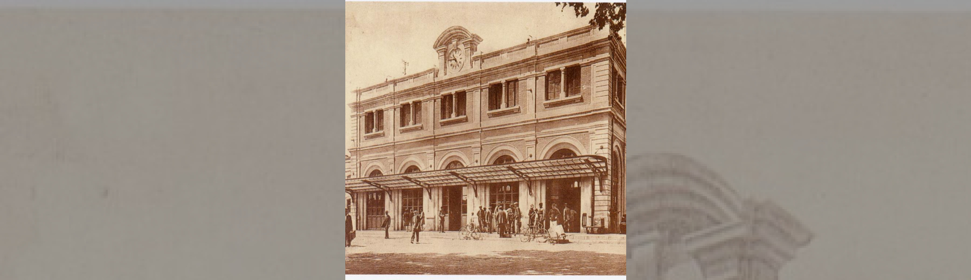 La gare historique en 1926