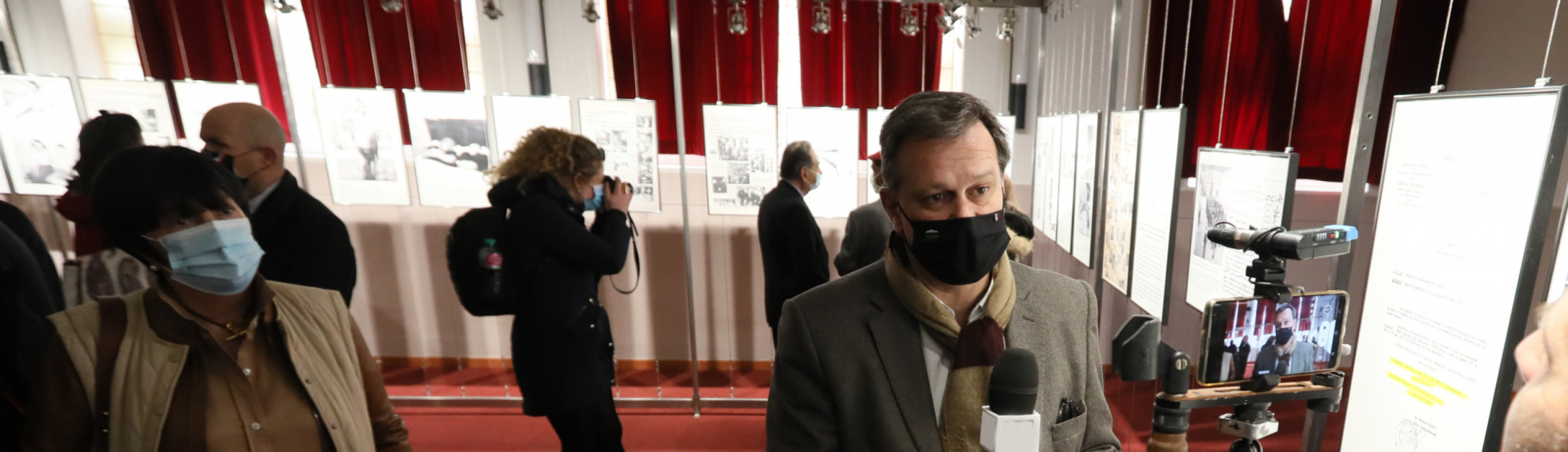 Louis Aliot présent à l'exposition