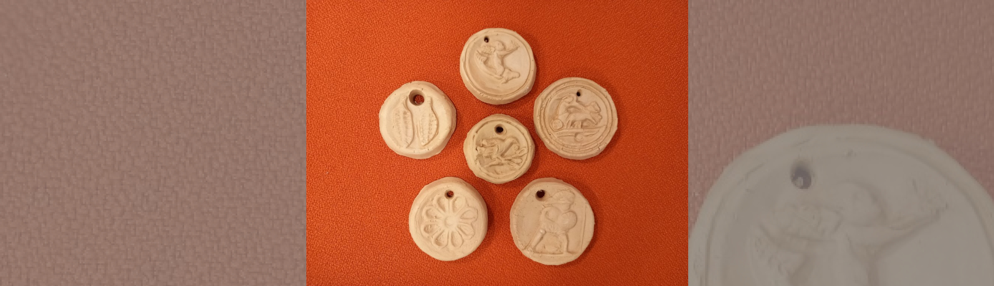 Photo N°1 : JOURNÉES EUROPÉENNES DE L'ARCHÉOLOGIE - ATELIER MÉDAILLON ROMAIN