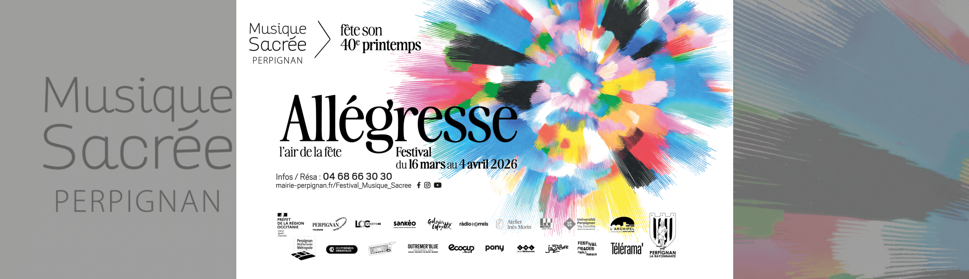 Allégresse • festival Musique Sacrée• du 16 mars au 4 avril 2026