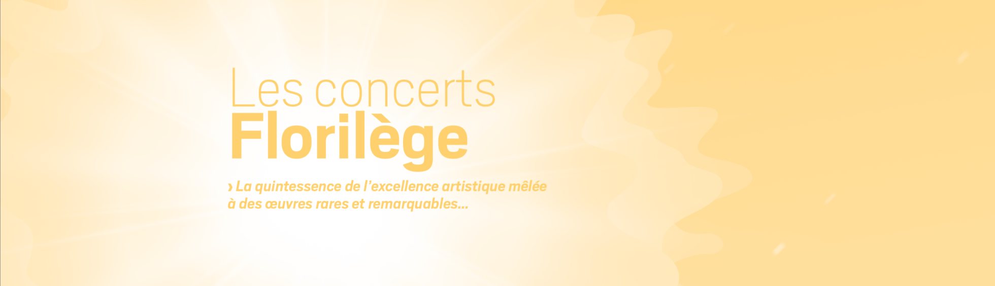 les concerts Florilège 2023