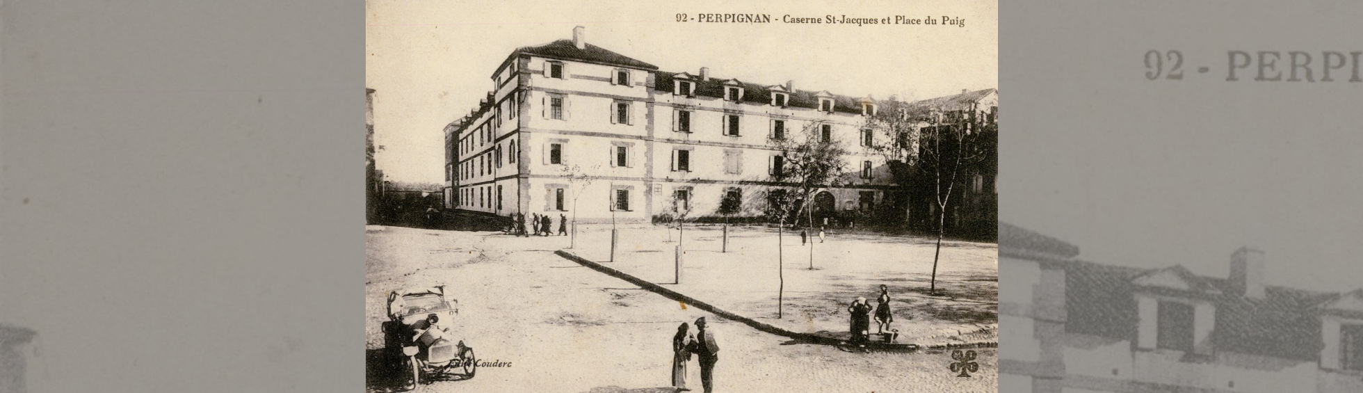 la caserne St Jacques: batiment r+3 avec chainage de briques aux angles