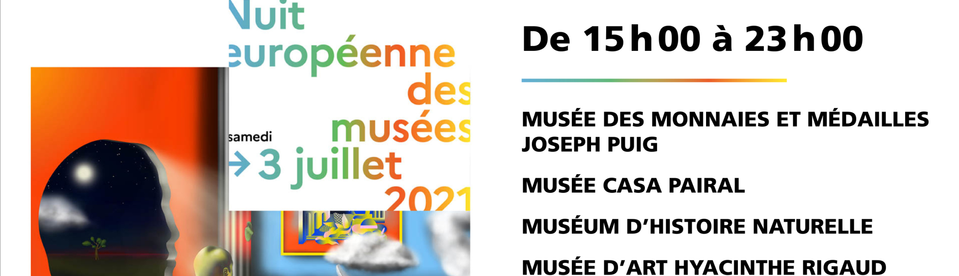 Nuit européenne des musées - samedi 3 juillet 2021
