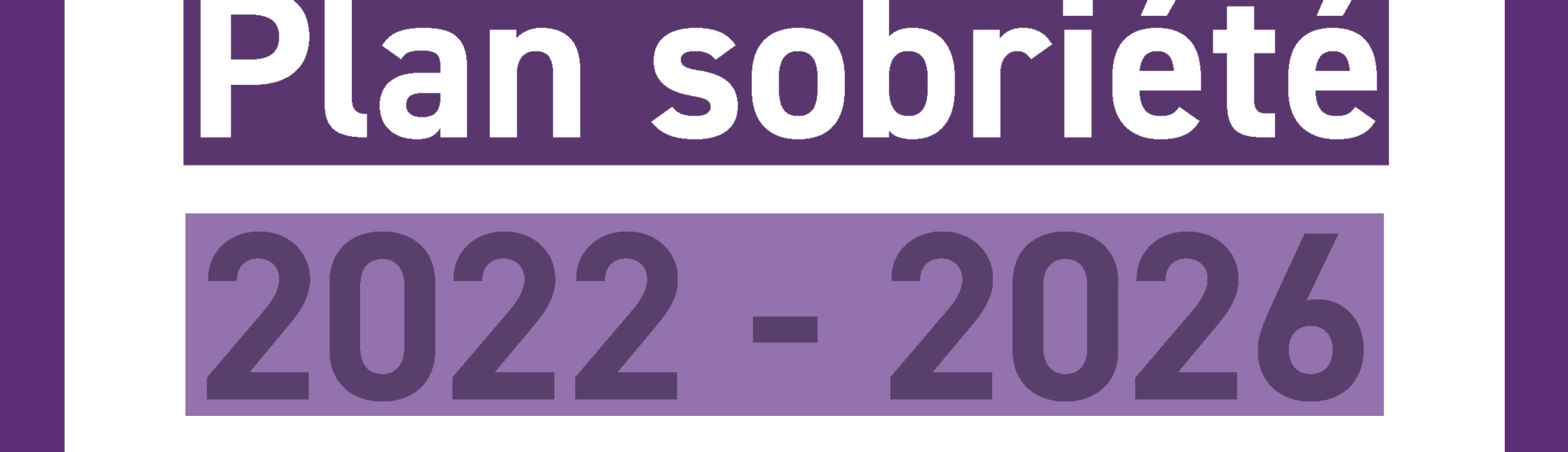 Plan de sobriété 2022-2026