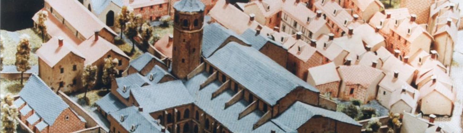 Plan relief : le couvent des Dominicains où le clocher, disparu aujourd'hui ,existe encore