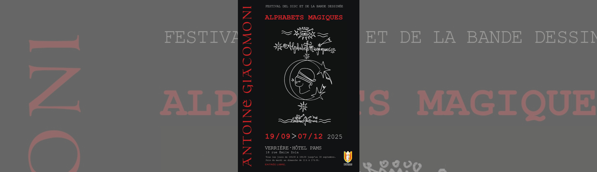 Affiche Exposition Giacomoni