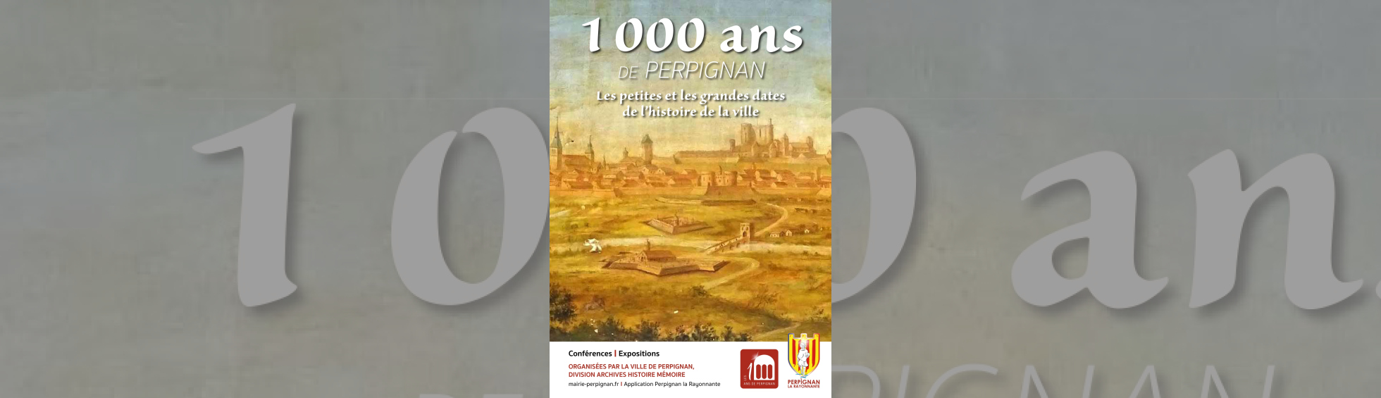 Affiche 1000 ans de Perpignan