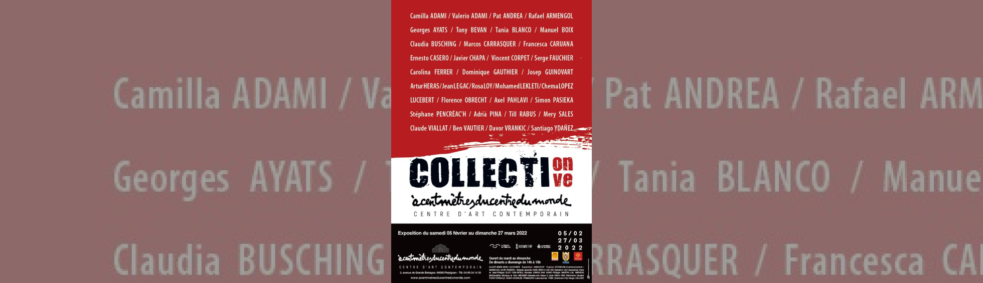 Affiche Exposition "COLLECTIon COLLECTIve"