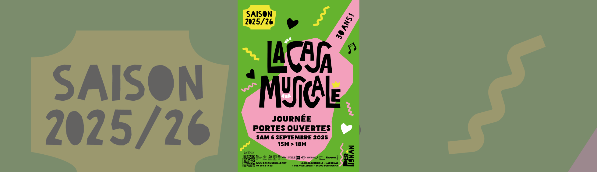 Affiche Portes Ouvertes CASA MUSICALE