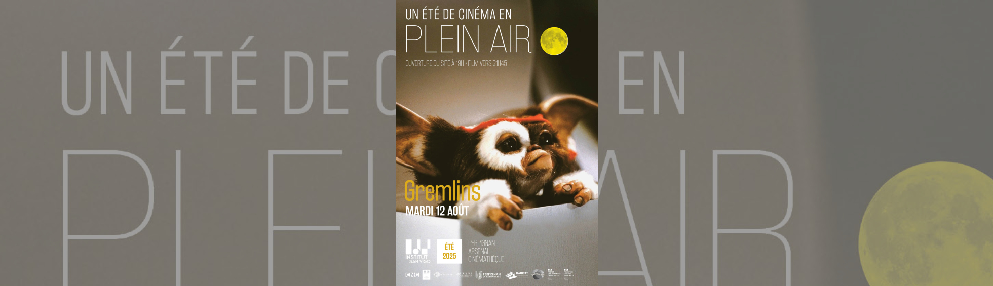 Affiche projection Les Gremlins 