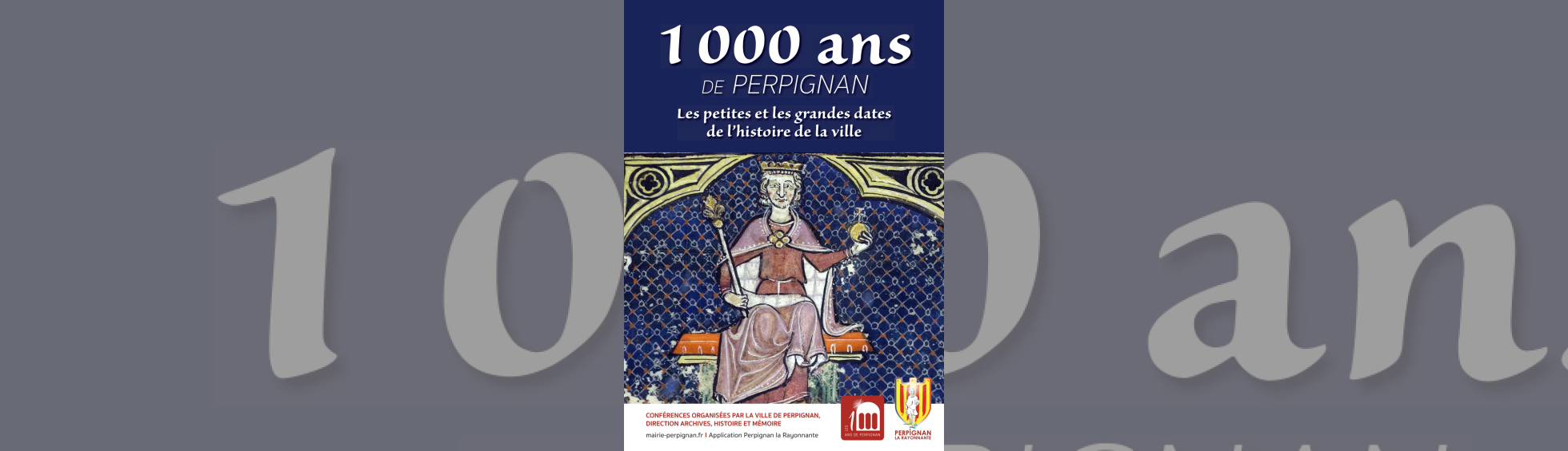 Affiche 1000 ans de Perpignan