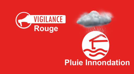 Vigilance Rouge - Pluie - Inondation