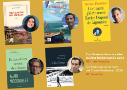 Affiche Conférences Prix Méditerranée 2024