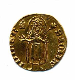 Florin frappée à Perpignan par Pere IV 