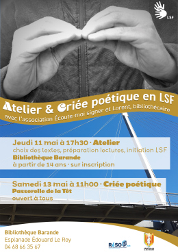 Atelier & criée poétique en LSF