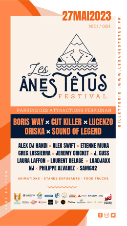 affiche Festival Les Ânes Têtus