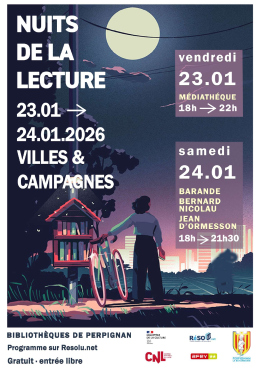 Affiche Nuits de la lecture