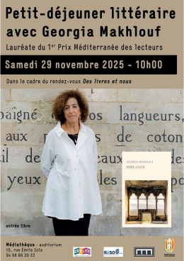 Petit déjeuner Littéraire avec Georgia Maklhlouf