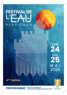 Flyer Festival de l'Eau 2025
