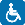 Logo lieu accessible aux handicapés